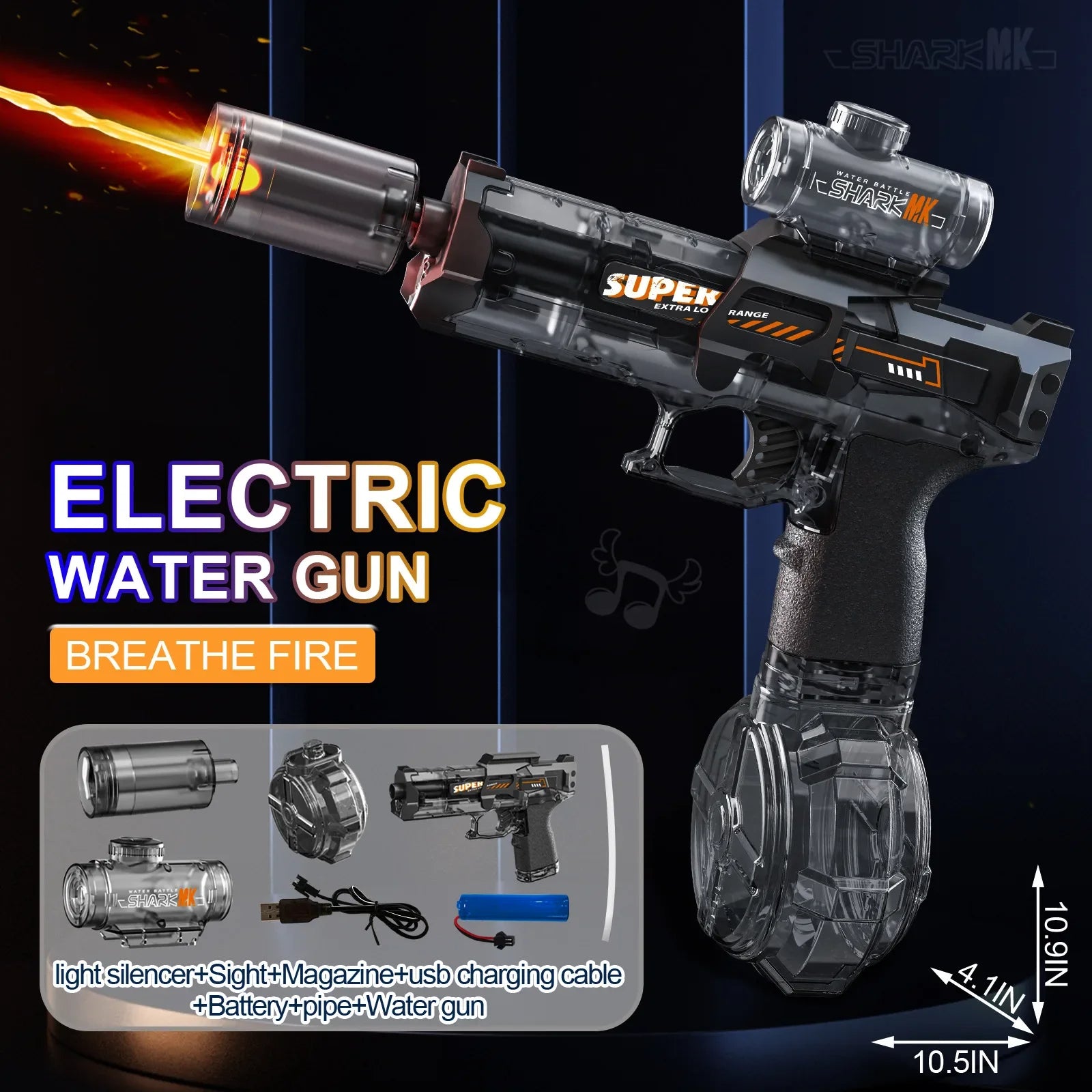 GlowShot™ LED Water Gun