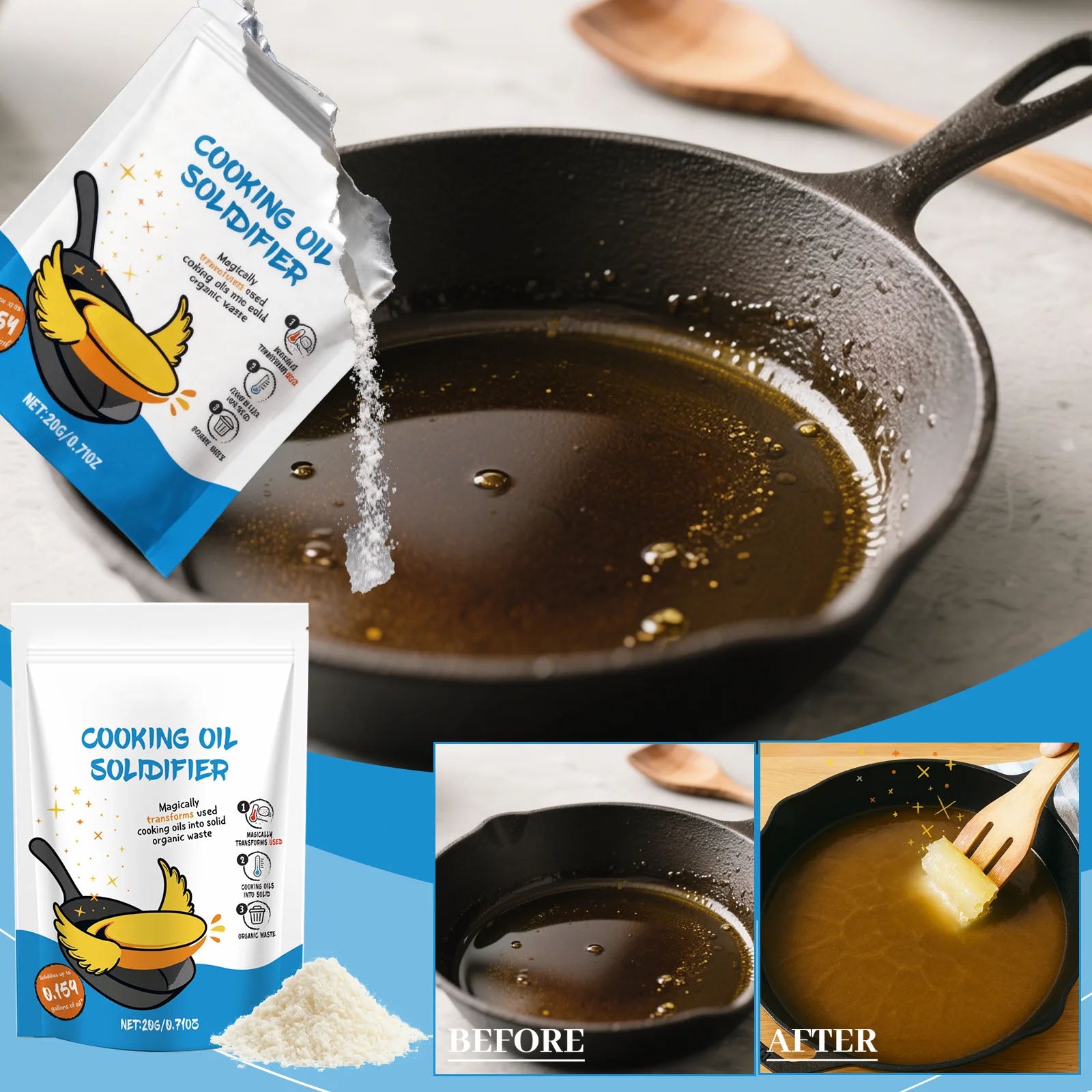Cooking Oil Solidifier Powder