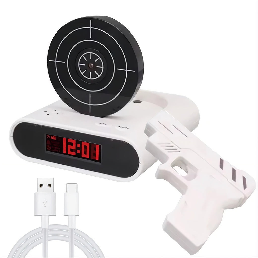 Gun Shooting Alarm Clock