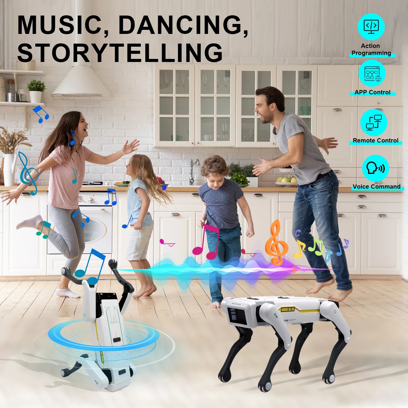Interactive AI Robot Dog Toy