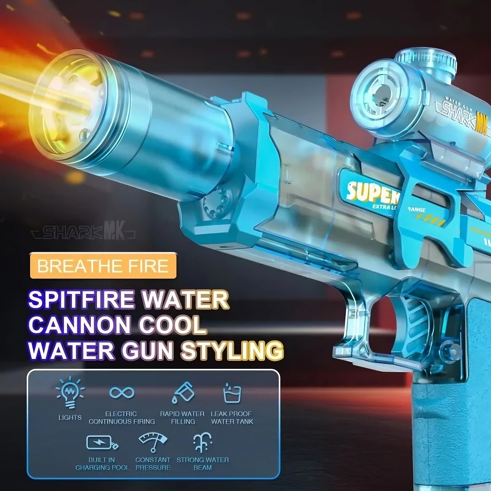 GlowShot™ LED Water Gun