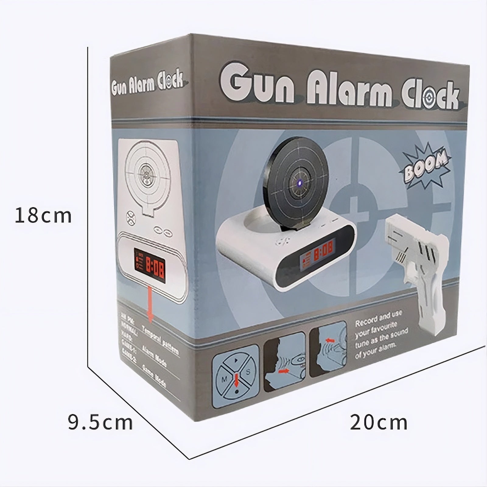 Gun Shooting Alarm Clock