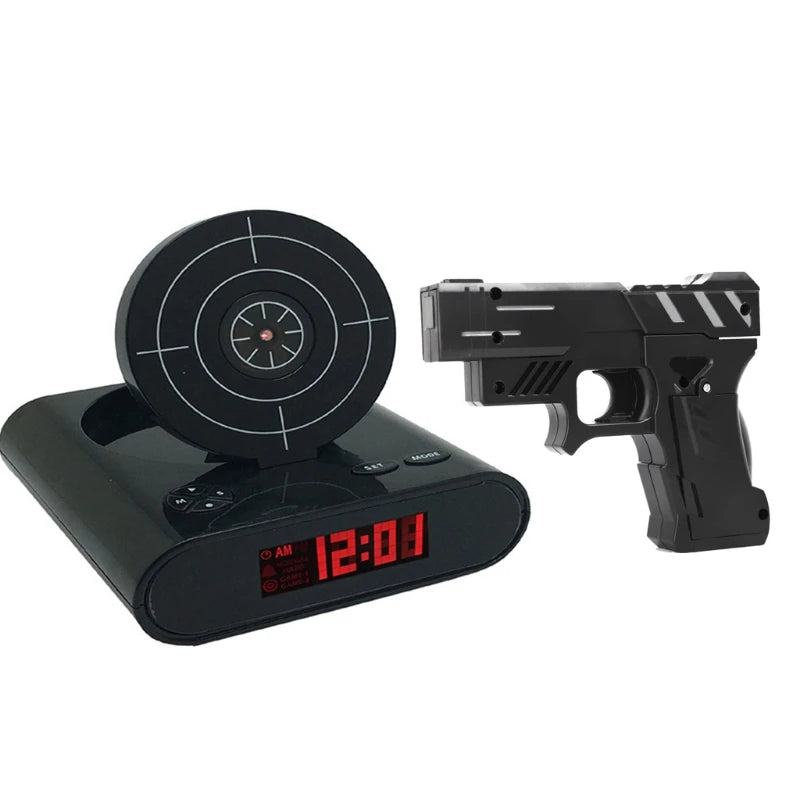 Gun Shooting Alarm Clock